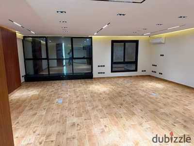 Administrative office for rent 160 m Rehana Plaza Al-Marshedi Zahraa Al-Maadi