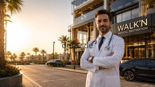 امتلك عيادتك بأفضل سعر لونش في أكتوبر | بالقرب من الحصرى - التوسعات الشمالية - الحى التالت - 6 أكتوبر