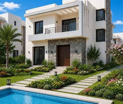 Standalone , ready to move, fully finished and in a prime location, next to Al Burouj Compound, in Stella Location, Al Shorouk