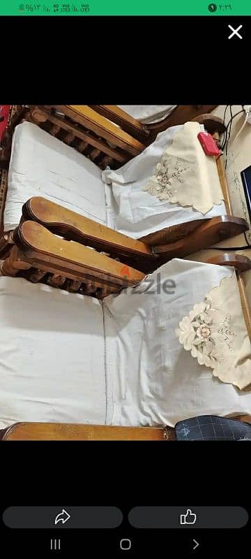 انترية اسيوطي خشب زان متين جدا حالته ممتازة