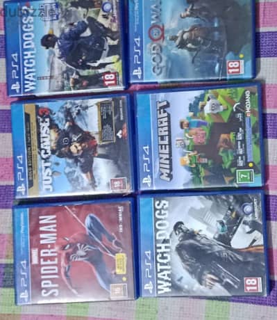 العاب بلايستيشن ٤ مستعمله PS4