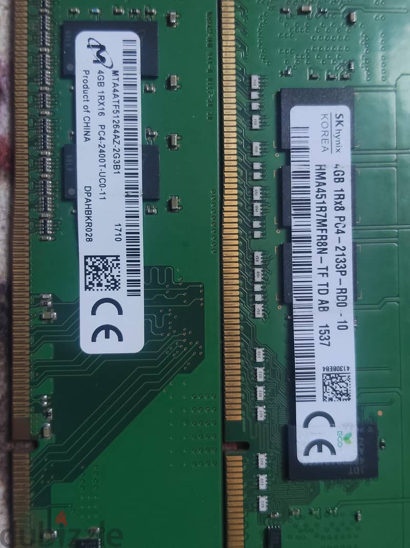 رامات 4جيجا ddr4 1