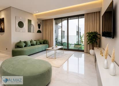 Furnished 220 sqm apartment for rent in Silver Palm Compound, Fifth Settlement. The compound is located directly on Mohamed Naguib Axis.
