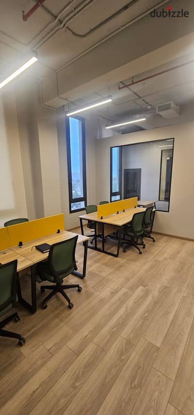 Fully finished office for rent with ACs at a bargain price of 1,250 per sqm