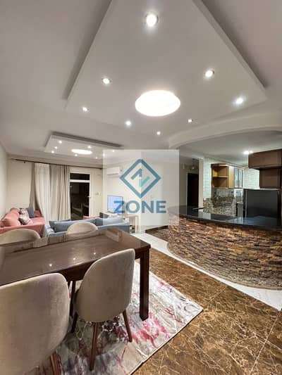 Furnished apartment for rent in Madinaty B7, 96 sq m, air-conditioned, third floor, 2 bedrooms, 2 bathrooms, excellent condition, and at a great price