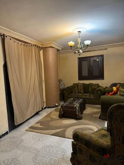 180m furnished Smouha air-conditioned 3 rooms and relation 2 ground first housing on 14 May bridge floor 1
