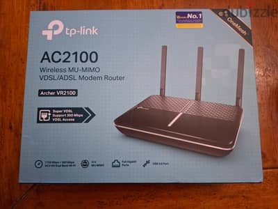 Archer VR2100 AC2100 Wireless MU-MIMO FTTH/VDSL/ADSL Modem Router