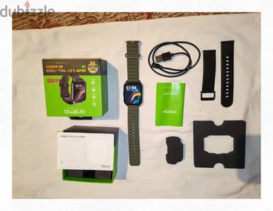 ⌚ Oraimo Watch 4 Plus بحالة ممتازة - كاملة بالمشتملات