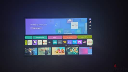 شاشه lg 65 سمارت 4k 2025 استعمال يومين