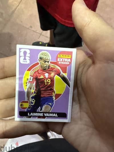 lamine extra sticker world cup panini album