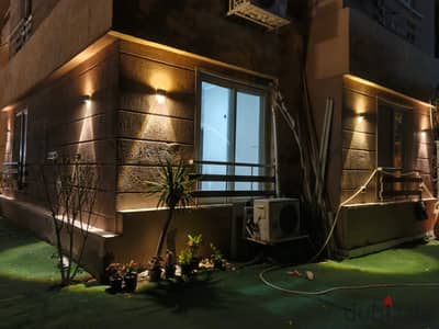 Apartment for sale 90m ground floor with 110m garden in the Spanish Quarter compound ultra super lux