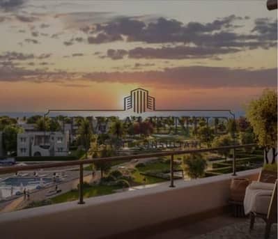 Fully finished Corner penthouse first block with fully panoramic sea view in Hacienda West Almond North Coast developed by Palm Hills