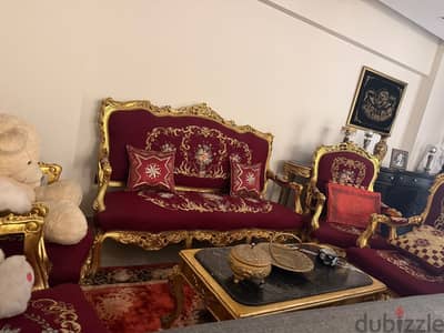 صالون مدهب اوبيسون فرنساوي اصلى