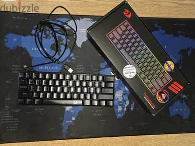 Reddragon k630 60% keyboard كيبورد كمبيوتر