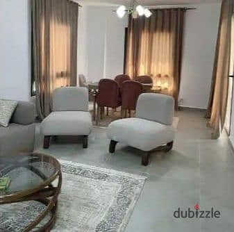 بسيليا طلعت مصطفي شقة ١٦٠ متر للإيجار مفروش ٣غرف ٣ حمام جاهزه على السكن