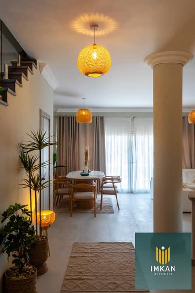 Fully finished 225 sqm Sea View townhouse with immediate delivery for sale in Naya Bay, Ras El Hekma, North Coast, available with a low down payment a