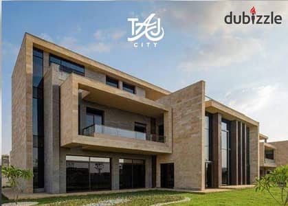 Fully Finished Villa for Sale with Immediate Delivery in Taj City Compound-Installments Up to 8 Years