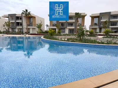 Loft chalet with 3 bedrooms, resale direct on the pool, for sale at a price lower than the company price in Azha Ain Sokhna