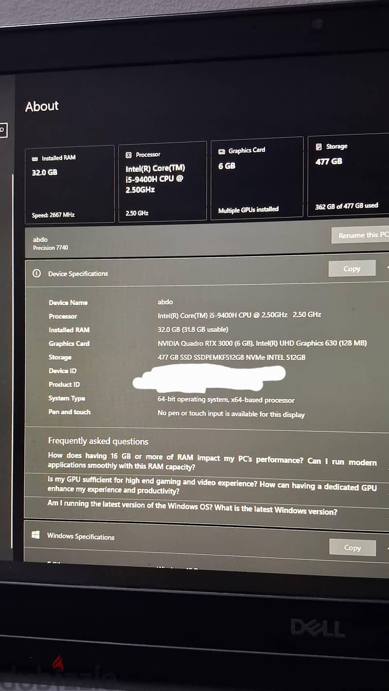 dell Precision 7740 4
