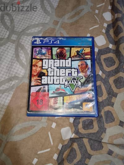 ألعاب PS4 أصلية - GTA V و God of War - بحالة ممتازة