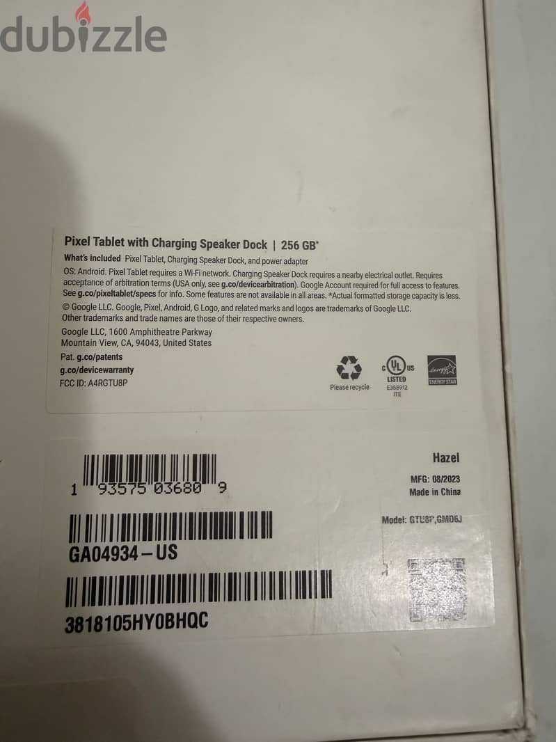 Pixel Tablet 1
