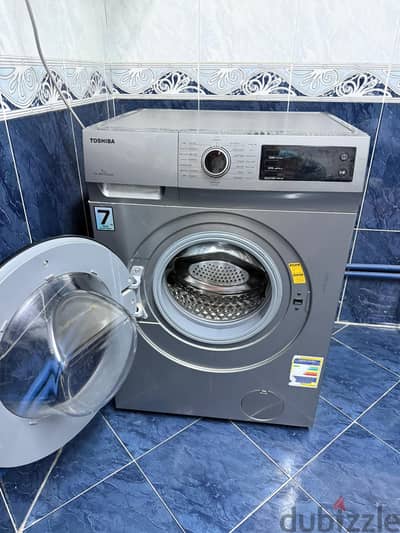 غسالة توشيبا استخدام خفيف 8 شهور