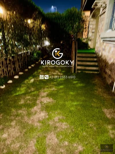 Apartment for rent, ground floor with a garden, vacant, closed garden and planted, available, nationalities, compound, Gardenia City, Nasr City