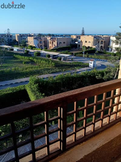 Chalet for rent in Marina 4, second floor, two bedrooms, air-conditioned, and two bathrooms, close to the tourist walkway of Marina 4