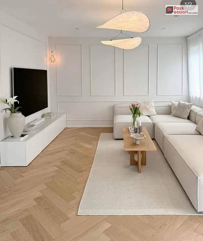 Apartment for Sale – Fully Finished Prime location in New Cairo, directly adjacent to Swan Lake by Hassan Allam , the American University