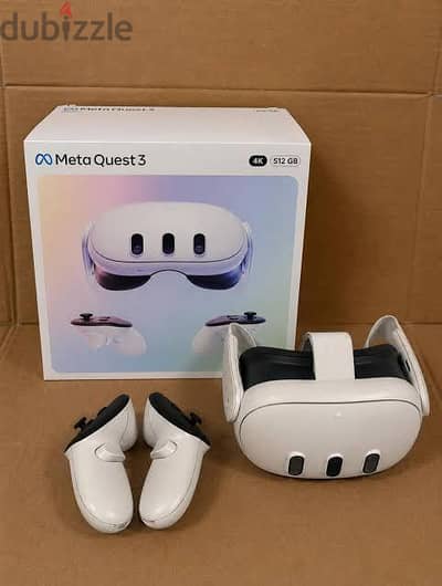 نظارة واقع افتراضي Meta Quest 3 مساحة 512GB للبيع