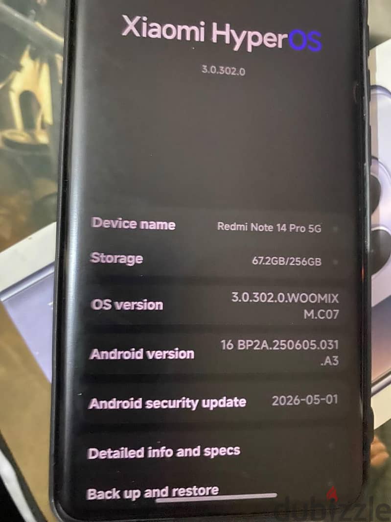 شاومي Redmi note 14 pro 5g 10