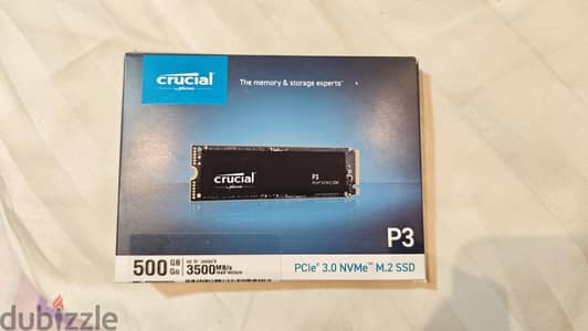 Crucial P3 500g ssd
