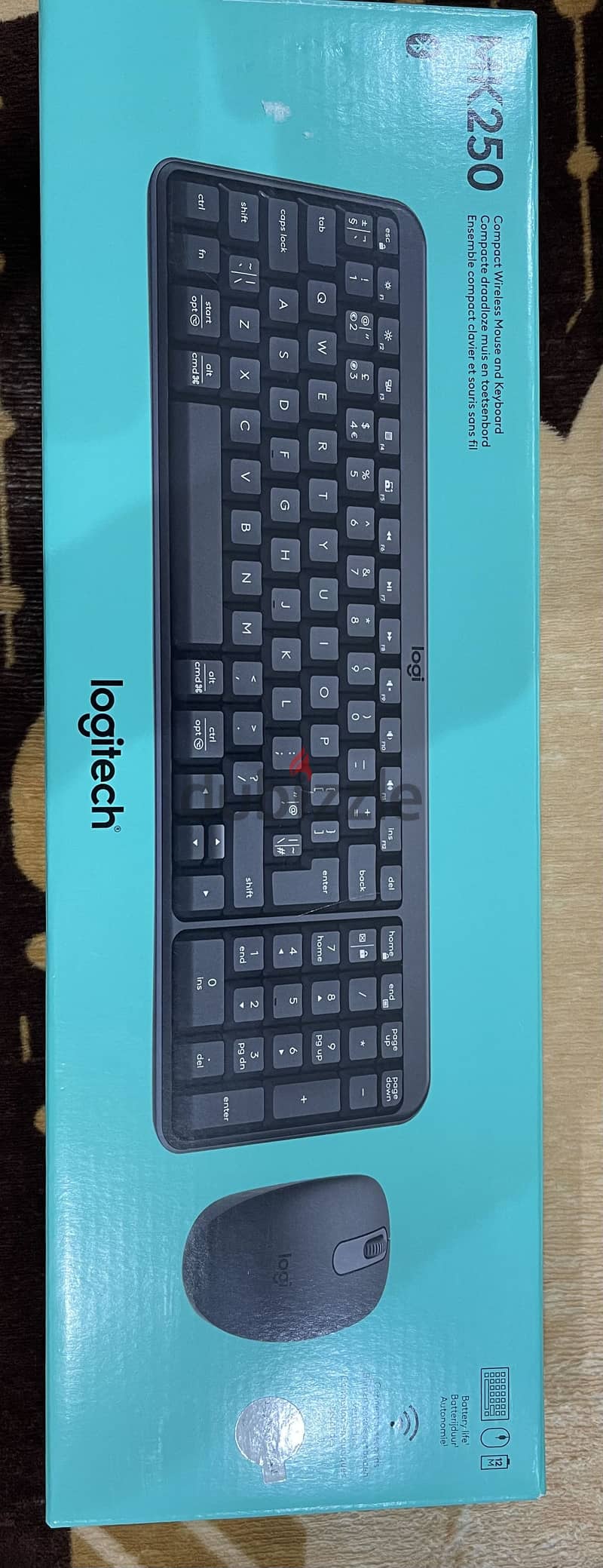 Logitech Bundle Keyboard and mouse MK250 1