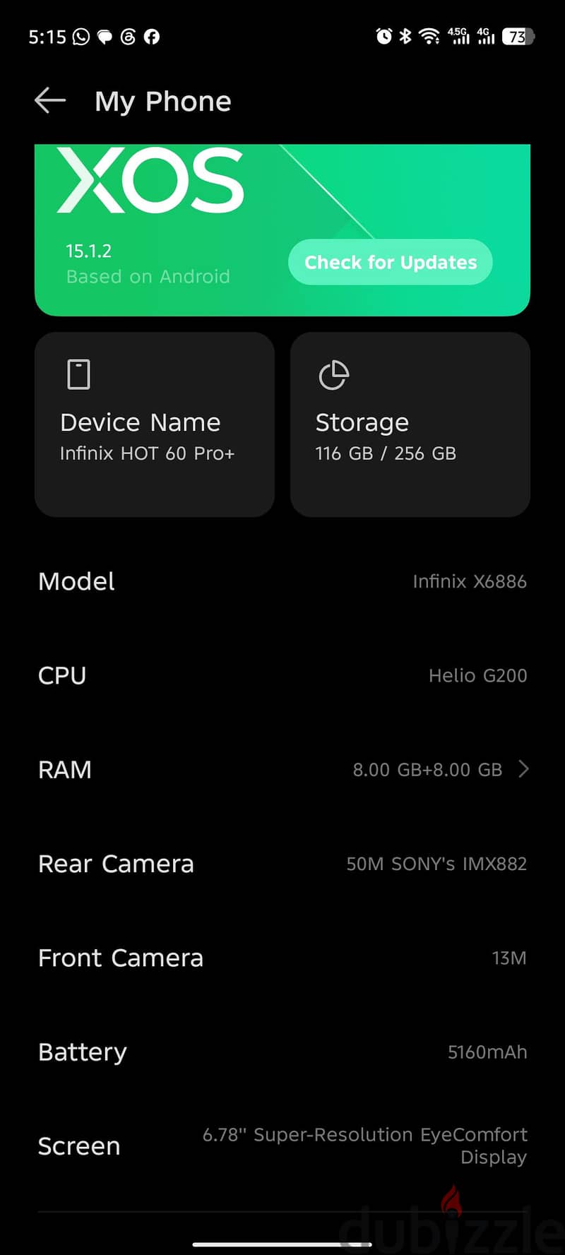 Infinix HOT 60 Pro+ 5
