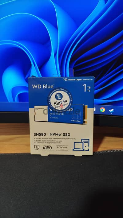 SSD Wd blue sn580 اس اس دي زيرو
