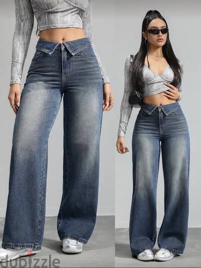 SHEIN Wide Leg/Straight Jeans – Tall L – جديد