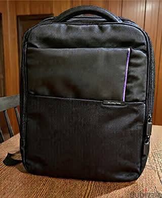 Samsonite Laptop Backpack 15.6" – Black with Teal Detail – Original