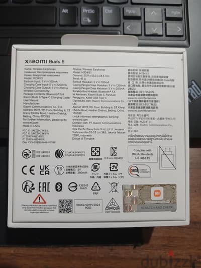 xiaomi buds 5 as new open box only