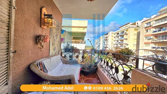 شقة 114م للبيع - المعمورة الشاطئ  - شارع 21 - سيف وانلى - السعر 3.400. 000 مليون