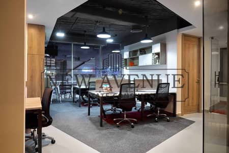 Furnished Office 140 SQM Cairo Capital Center For Rent Divided 5 Rooms + Reception Bank Center area