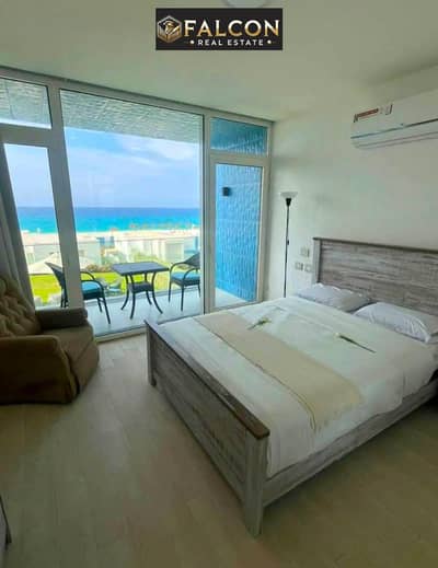 Chalet sea view fully finished Marseillia prime location in north coast