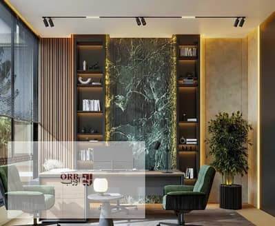 Office for sale, immediate delivery in VX90, 71 sqm, consisting of 2 rooms and a reception area, ready for operation, with a 30% down payment, and an