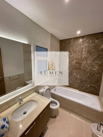Furnished apartment for rent on the ground floor with a garden view by the swimming pool