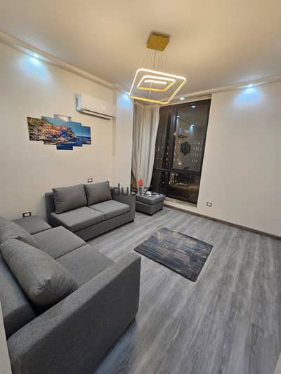 fully furnished apartment with lowest price at market at new cairo 3 bedrooms and 3 bathrooms