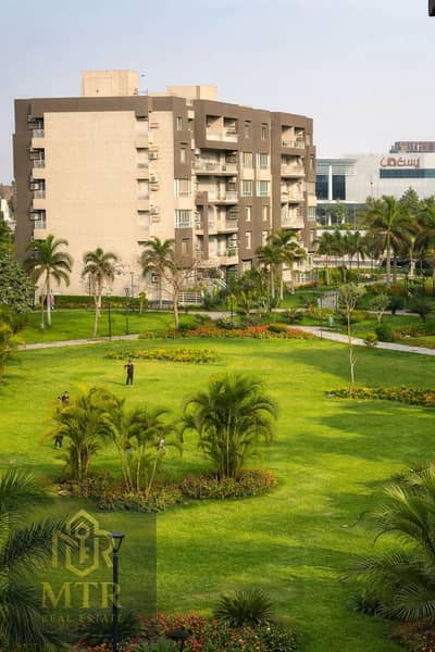 Fully furnished apartment for rent featuring premium finishes, elegant hotel-style furnishings, and a stunning open view in the heart of Madinaty.