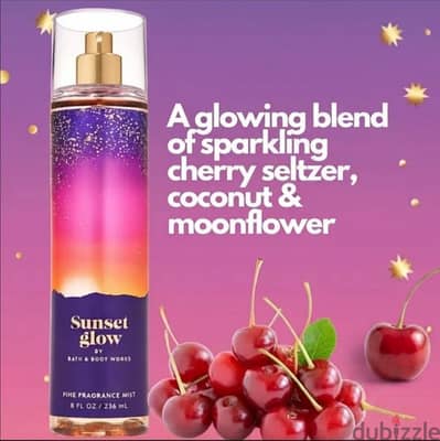 عطر جسم (Fine Fragrance Mist) من Bath & Body Works - إصدار Sunset Glow