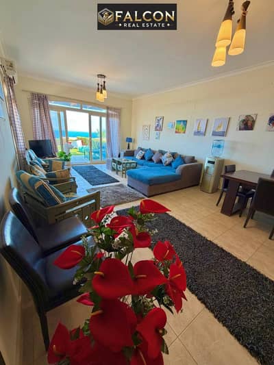 Sea-view chalet (2 bedrooms, 2 bathrooms) for sale at Telal Ain Sokhna—located next to La Vista 6 and Porto Sokhna best price