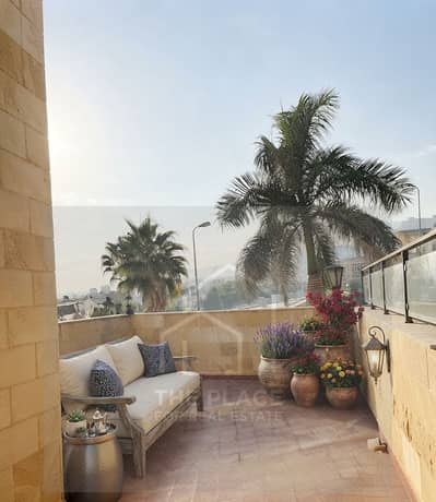 Twin House for Sale | Hadayek Al Mohandessin, Zayed | 100m Garden + Roof Pergola