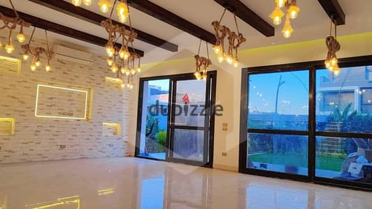 Townhouse for rent with Kitchen Appliances & Kitchen Cabinets & ACs in Patio Al Zahraa, La Vista, El Sheikh Zayed . . . . . .