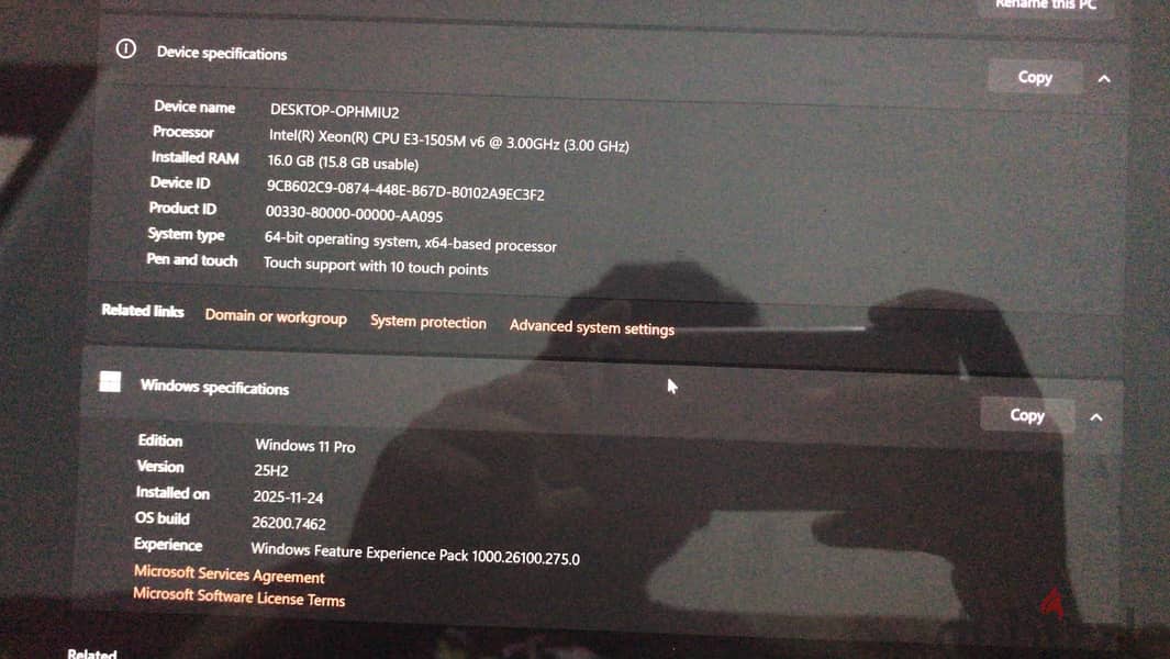 Dell precision  5520 6